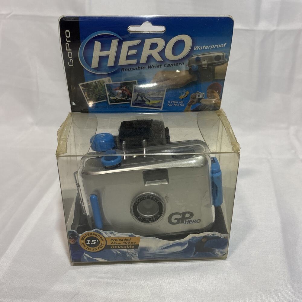 Go Pro Hero #1 Analogue 35mm film camera unused in original packaging, Vintage